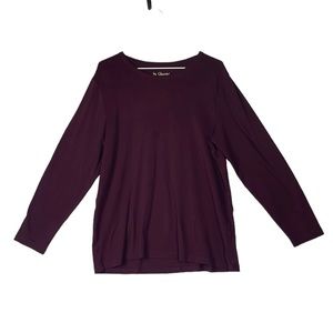 Chicos 100% cotton long sleeve top